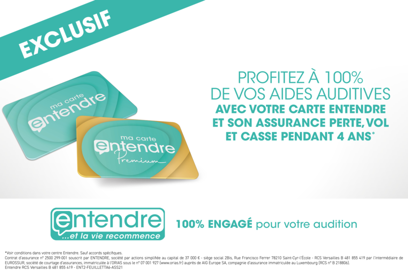 Vos cartes Entendre pour plus de confort et de sérénité Vos cartes Entendre pour plus de confort et de sérénité