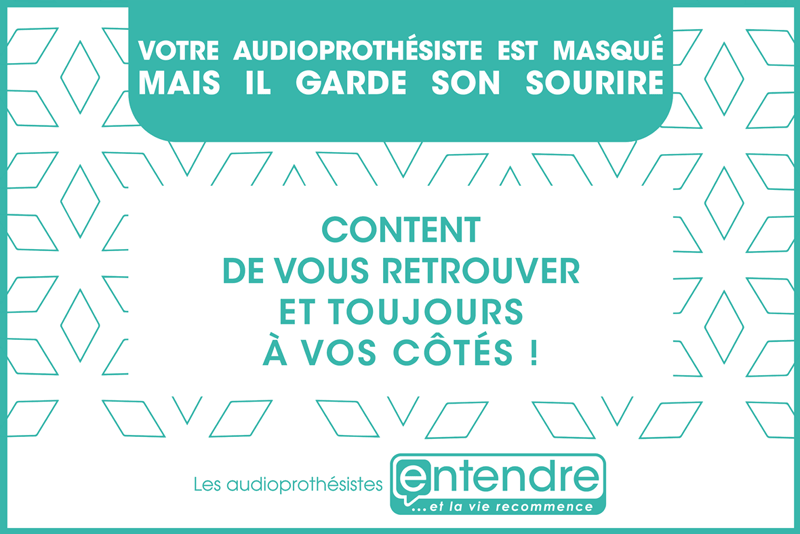Votre audioprothésiste est content de vous retrouver ! Votre audioprothésiste est content de vous retrouver !
