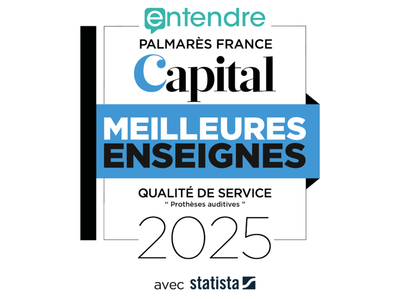 Entendre remporte la seconde place dans la catégorie « Prothèses Auditives » du magazine Capital !